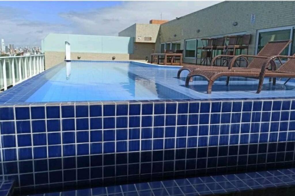 Flat Bello Plaza - Piscina Com Vista Da Orla Cabedelo Εξωτερικό φωτογραφία