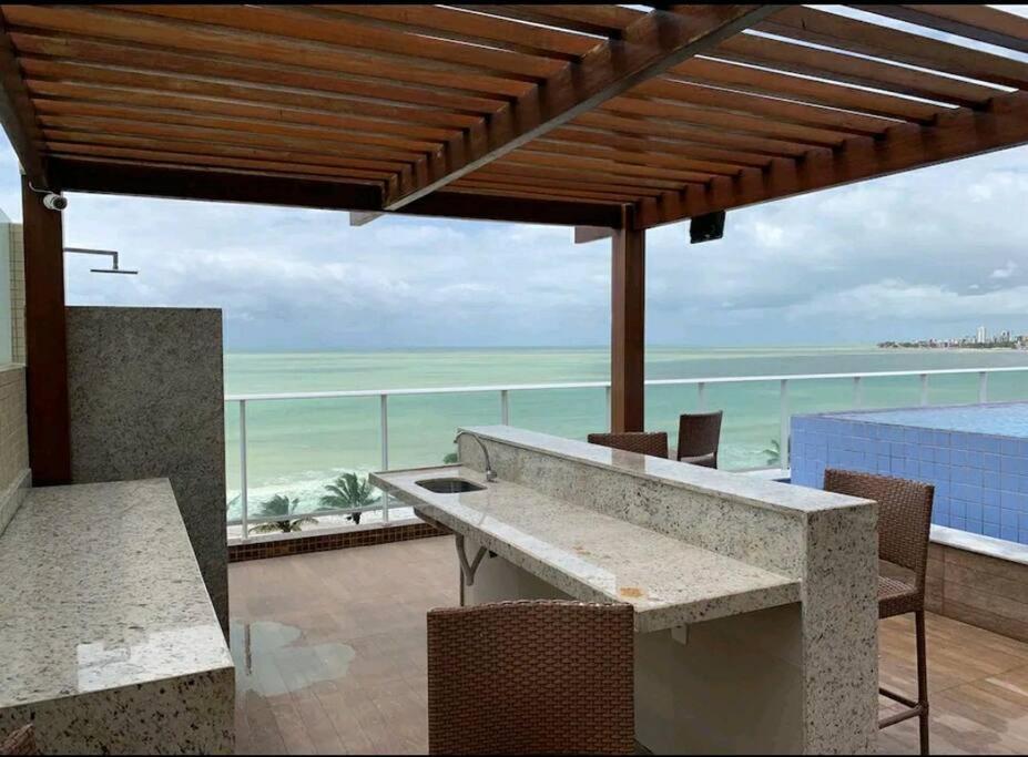 Flat Bello Plaza - Piscina Com Vista Da Orla Cabedelo Εξωτερικό φωτογραφία